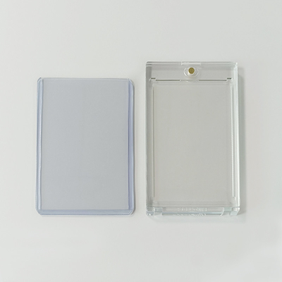 نگهدارنده کارت مغناطیسی محافظ اشعه ماوراء بنفش Clear Rigid toploaders 35pt