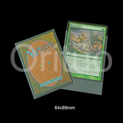 Pokemon Mtg Inner Card Sleeves Clear Pp Top Loading Size دقیق